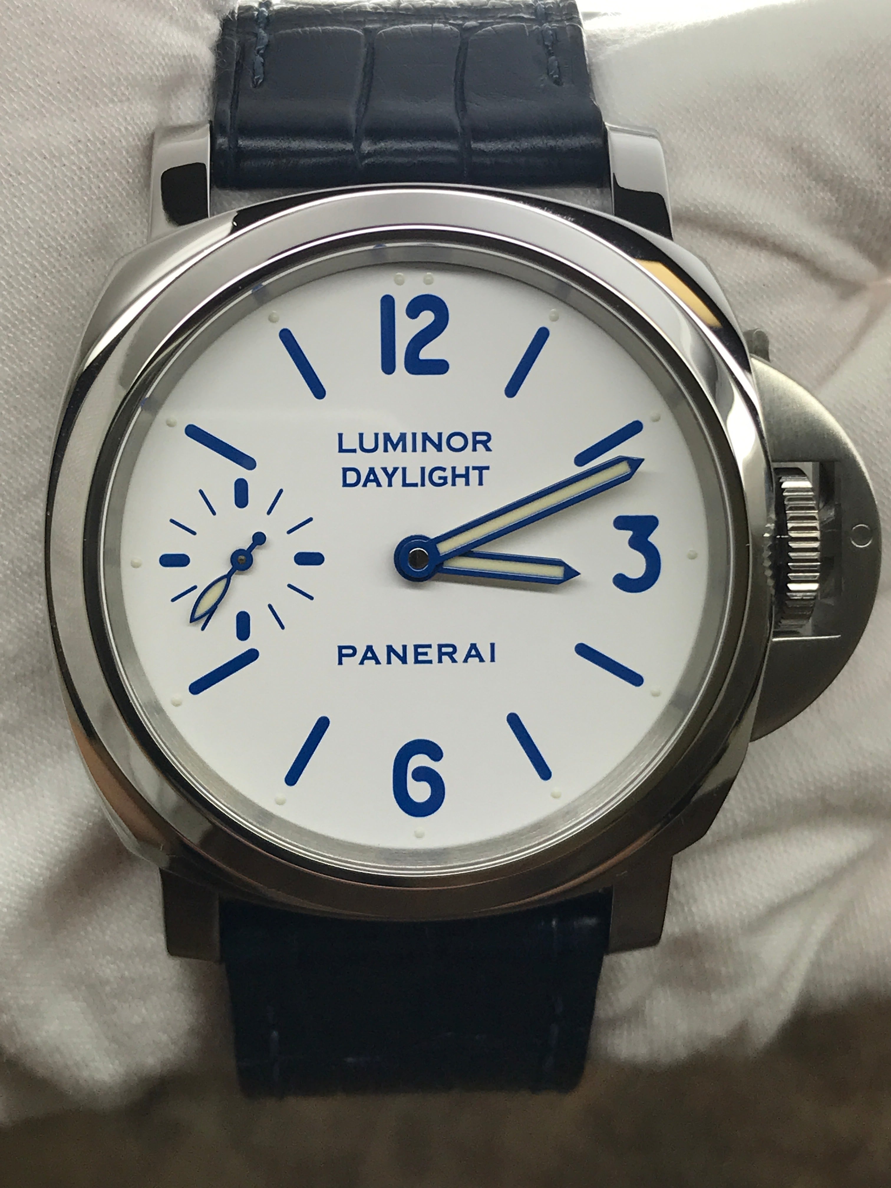 Panerai Luminor 8 Days PAM00786 PAM00650 White Dial Manual Wind