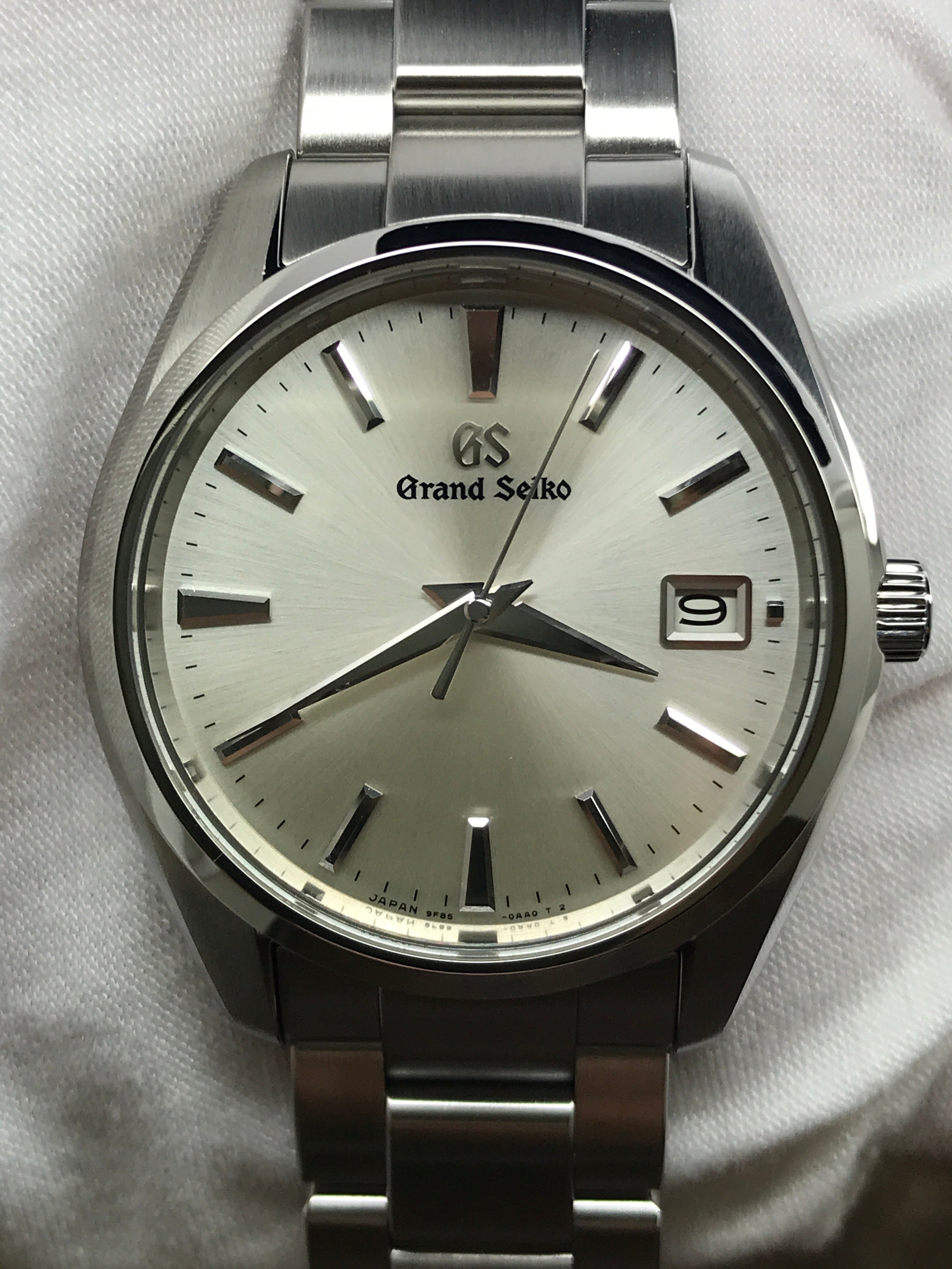 Grand Seiko Heritage SBGP009 Silver Dial Quartz Men s Watch Signature Watches