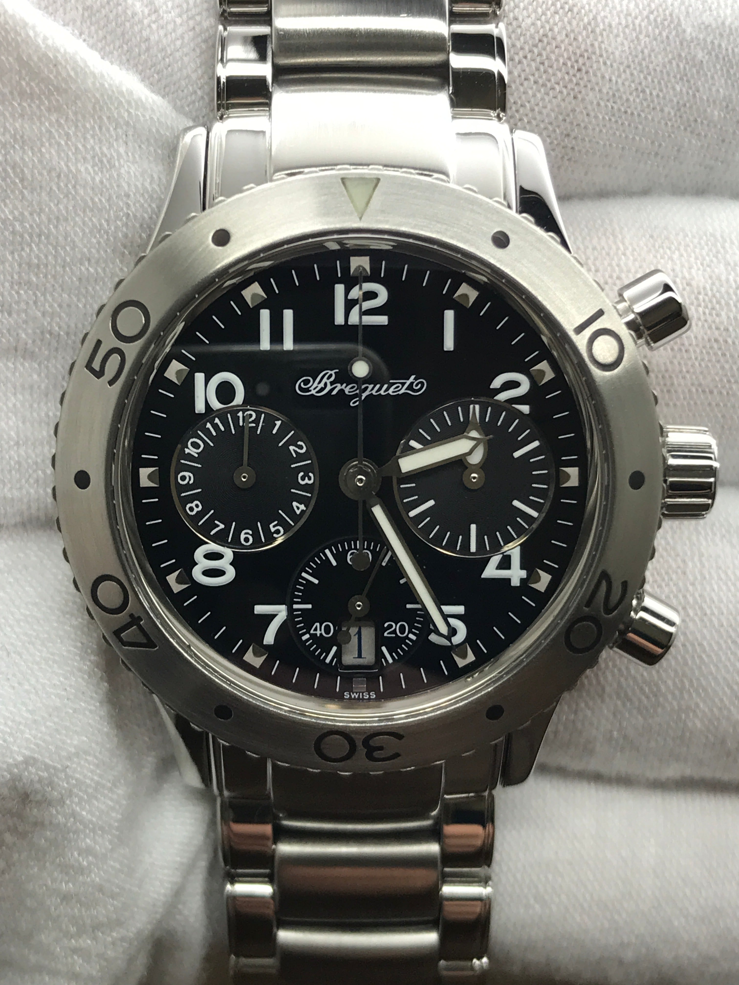 Breguet TYPE XX TRANSATLANTIQUE 4820 Black Dial Automatic Women s