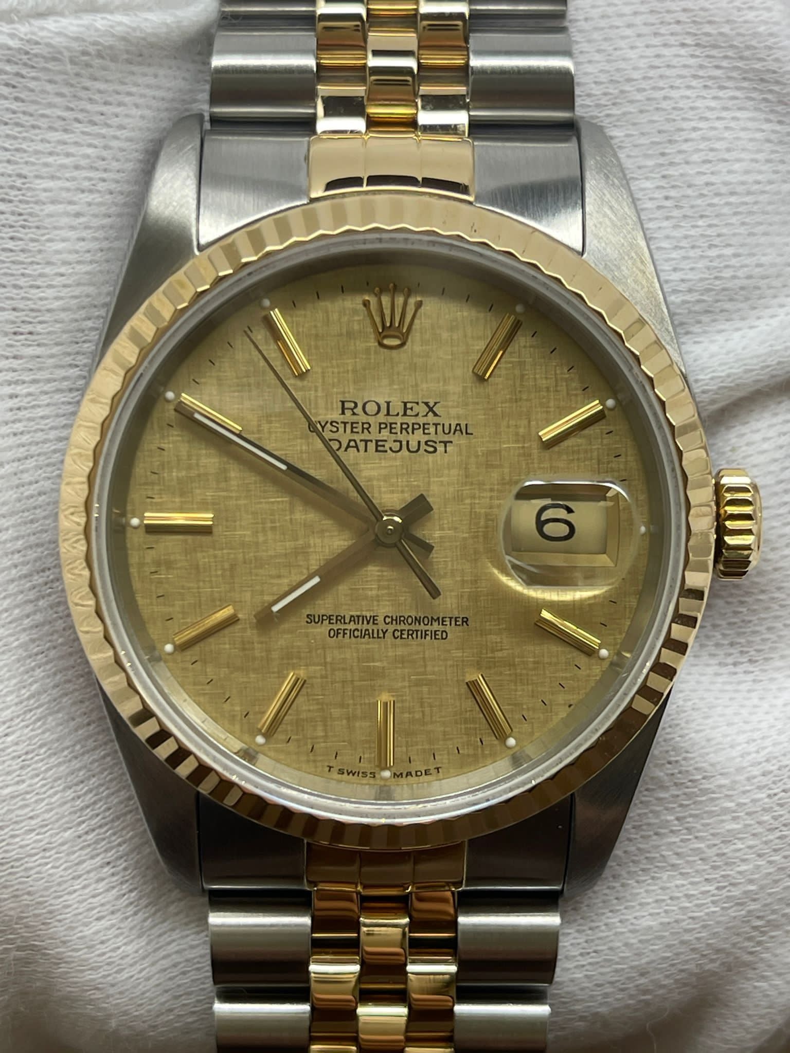 Rolex datejust shop 36mm grey dial