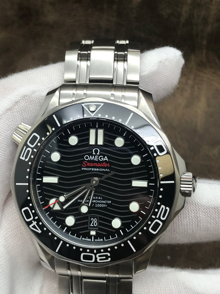 Omega Seamaster Diver 300M Seamaster 210.30.42.20.01.001 Black Dial Automatic Men's Watch