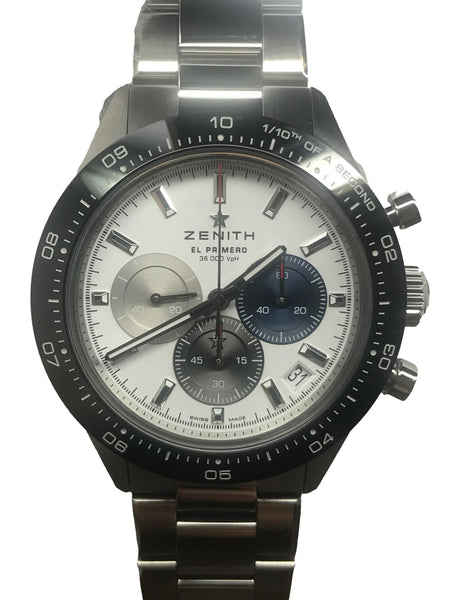 Zenith El Primero 41mm Chronomaster Sport 03.3100.3600 White Tricolor Dial Automatic Men's Watch