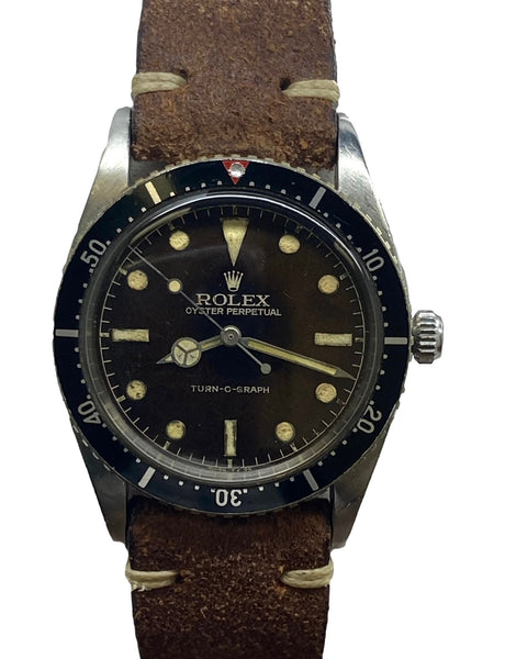 Rolex Turn-O-Graph 6202 Black Service Dial Automatic Watch