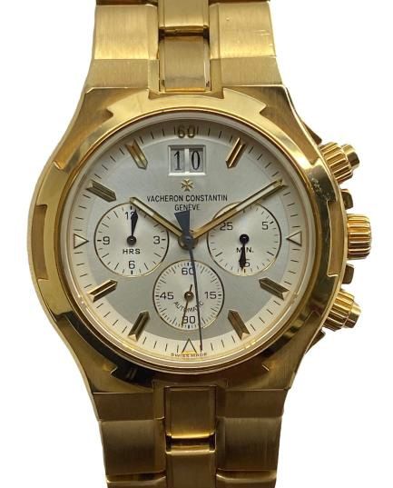 Vacheron Constantin Overseas Chronograph 18K Yellow Gold 40mm 49140/423J Silver Dial Automatic Men's Watch