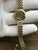 Omega 14k Solid Gold Vintage 33mm Champagne Dial manual wind Watch