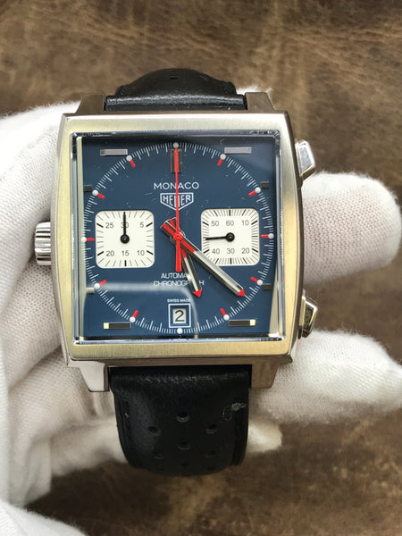 TAG Heuer Monaco Caliber 11 CAW211P Blue Dial Automatic Men's Watch