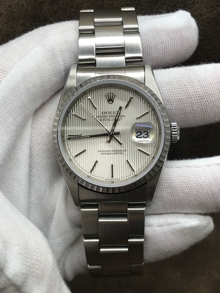 Rolex Datejust 36mm 16200 Silver Dial Automatic Watch