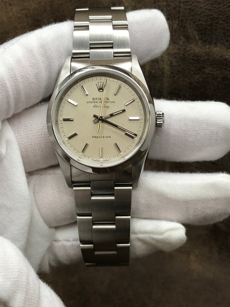 Rolex Air-King 14000 Silver Dial Automatic Watch