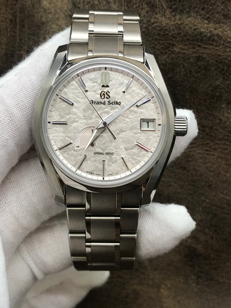 Grand Seiko Heritage Collection Seasons Spring Snowflake SBGA413 Pink Dial Spring Drive Men's Watch