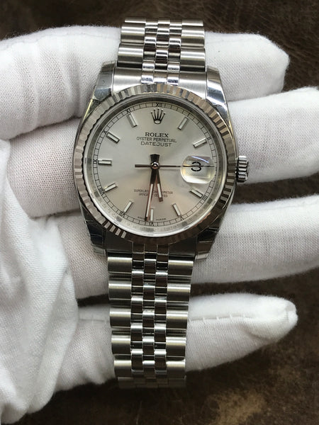 Rolex Datejust 36mm 116234 Silver Dial Automatic Watch