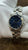 Eberhard 8 Jours Aqua Line 21018 Blue Dial Manual wind Men's Watch