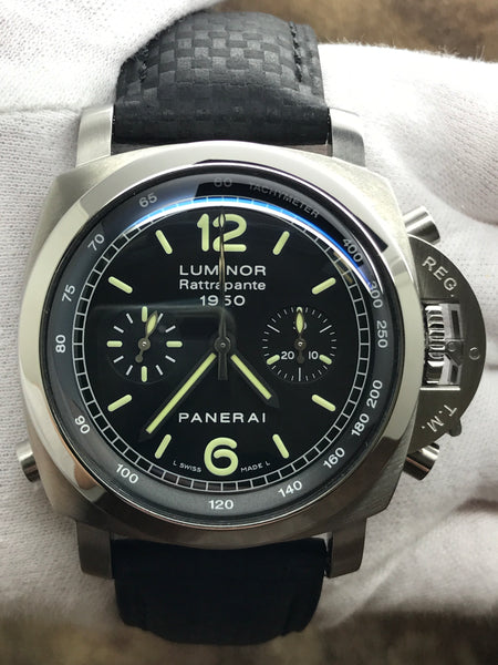 Panerai Luminor 1950 Rattrapante Flyback PAM00213 Black Dial Automatic Men's Watch