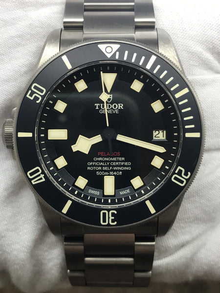 Tudor Pelagos LHD 25610TNL Black Dial Automatic Men's Watch