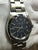 Rolex Oyster Perpetual Date 34mm 1500 RARE Blue Mosaic Dial Automatic Watch