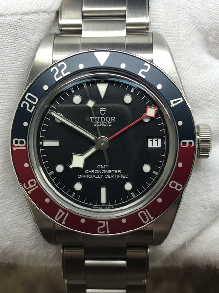 Tudor Black Bay GMT Pepsi 79830RB Black Dial Automatic Men's Watch