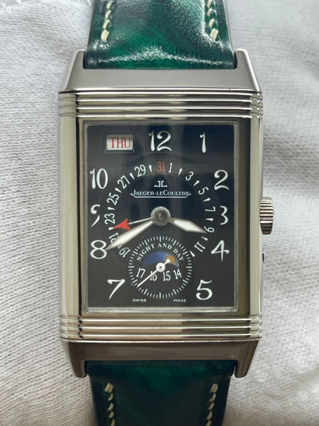 Jaeger-Lecoultre Reverso Day Date 270.3.36 Black Dial Manual winding Watch