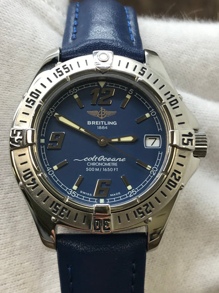 Breitling Colt Oceane A57350 Blue Dial Quartz Women's Watch