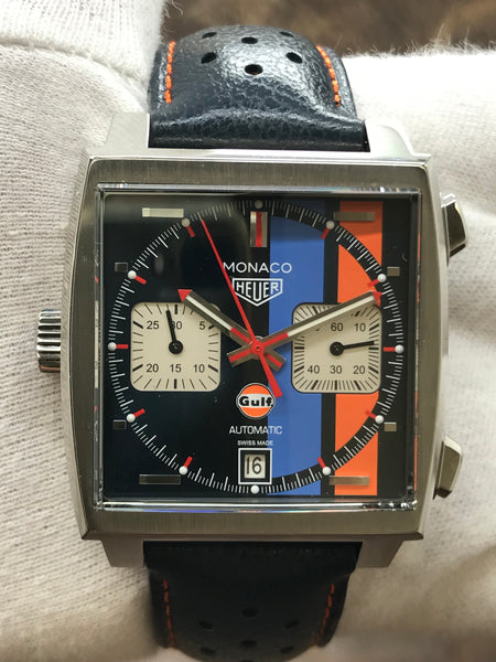 TAG Heuer Monaco Gulf CAW211R Racing Dial Automatic Men's Watch