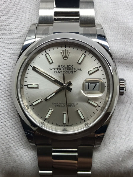 Rolex Datejust 36mm 126200 Silver Dial Automatic Watch