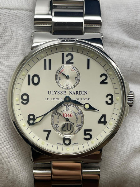 Ulysse Nardin Maxi Marine Chronometer 263-66 White Dial Automatic Men's Watch