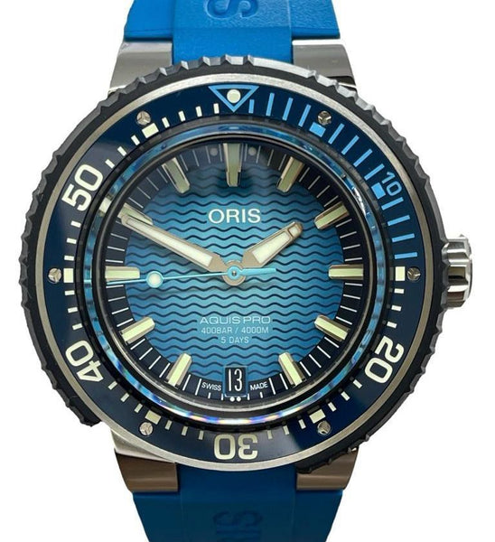 Oris Aquis Pro 4000M 01 400 7777 7155 Blue Dial Automatic Men's Watch