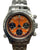 Franck Muller Chronograph L.E 250pcs Endurance 24 Steel Orange Dial Manual Wind Men's Watch