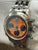 Franck Muller Chronograph L.E 250pcs Endurance 24 Steel Orange Dial Manual Wind Men's Watch