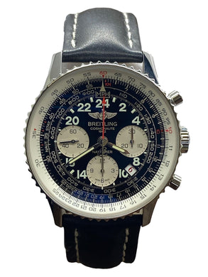 Breitling Navitimer Cosmonaute L.E 1962pcs Carpenter Aurora Mercury  AB0210 Black Panda Dial Manual Winding Men's Watch