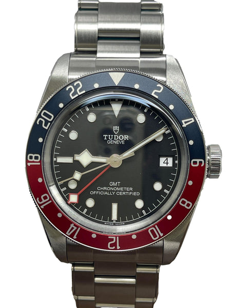 Tudor Black Bay GMT Pepsi 79830RB Black Dial Automatic Men's Watch