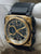 Bell & Ross BR-X1 ROSE GOLD & CERAMIC L.E 99pcs BR X1-PG-CE Skeleton Dial Automatic Men's Watch
