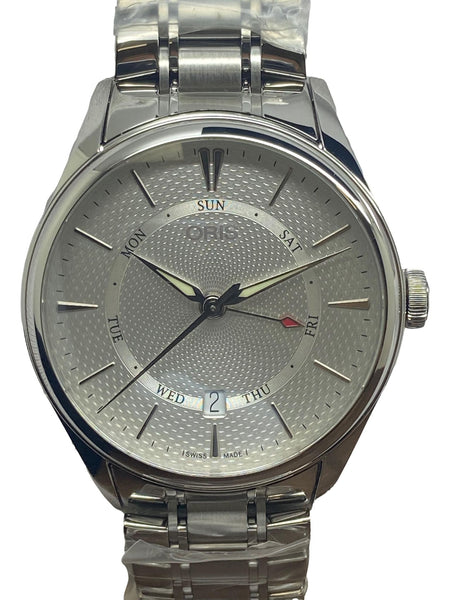 Oris Artelier Pointer Day Date 01 755 7742 4051 Silver Dial Automatic Men's Watch