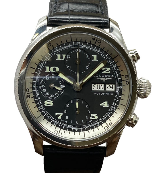 Longines Swissair Exclusive Limited Edition no. 5 Weems L2.625.4 Black Signature Watches