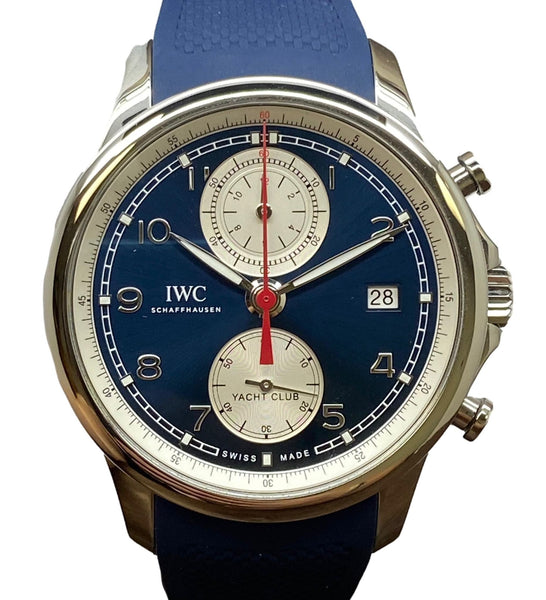 IWC Portuguese Yacht Club Chronograph IW390507 Blue Dial Automatic Men's Watch