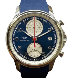 IWC Portuguese Yacht Club Chronograph IW390507 Blue Dial Automatic Men's Watch