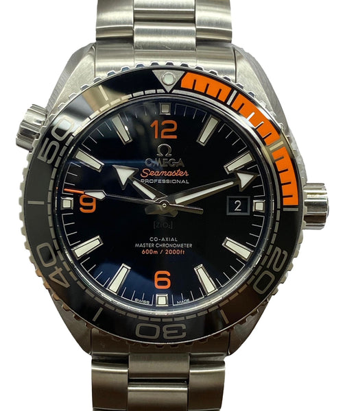 Omega Seamaster Planet Ocean Orange 215.30.44.21.01.002 Black Dial Automatic Men's Watch