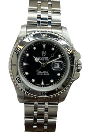 Tudor Prince Date Mini Sub 33mm 73190 Black Dial Automatic Watch