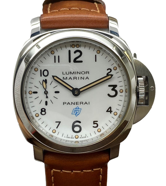 Panerai Luminor Marina Logo PAM00660 White Dial Hand-wound Men's Watch