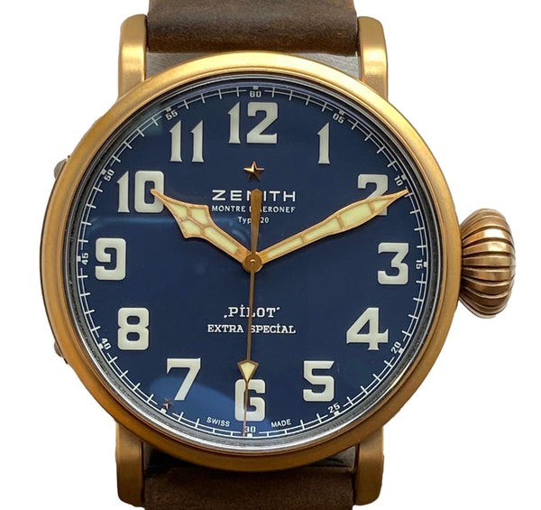 Zenith Pilot Type 20 Extra Special L.E 35pcs 29.2431.679 Blue Dial Automatic Men's Watch