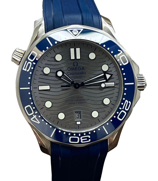 Omega Seamaster Diver 300M Ceramic 210.32.42.20.06.001 Grey Dial Automatic Men's Watch