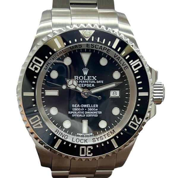 Rolex Deepsea Sea-Dweller 44mm Ceramic 116660 Black Dial Automatic Men's Watch