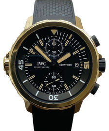 IWC Aquatimer Chronograph Charles Darwin 44mm FACTORY Warranty IW379503 Black Dial Automatic Men's Watch