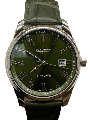 Longines Master Collection L2.893.4.09.2 Green Roman Dial Automatic Men's Watch