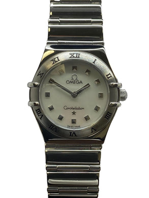 Omega Constellation MOP 1571.71.00 White Mother of Pearl Dial Quartz Women's Watch