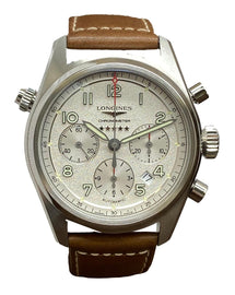 Longines Spirit Chronograph 42mm L3.820.4 White Dial Automatic Men's Watch