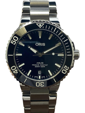 Oris Aquis Date 01 733 7732 4135  Blue Dial Automatic Men's Watch