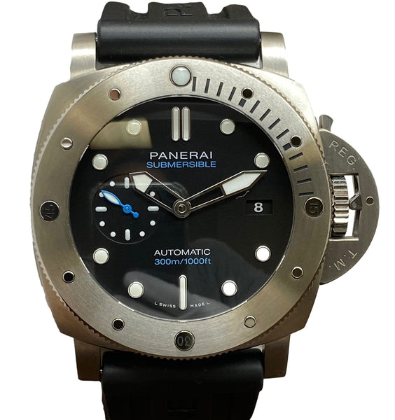 Panerai Luminor Submersible  3 extra straps PAM02305  Black Dial Automatic Men's Watch