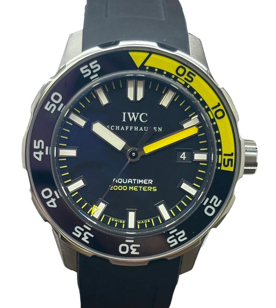 IWC Aquatimer 2000m IW356810 Black Dial Automatic Men's Watch