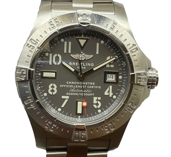 Breitling Avenger Seawolf 45mm A17330 Grey Dial Automatic Men's Watch