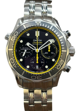 Omega Seamaster Diver 300 Regatta 212.30.44.50.01.002 Black & Yellow Dial Automatic Men's Watch