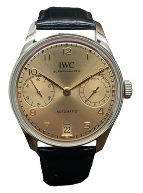 IWC Portugieser Automatic 42 B&P IW501705 Dune Beige Dial Automatic Men's Watch